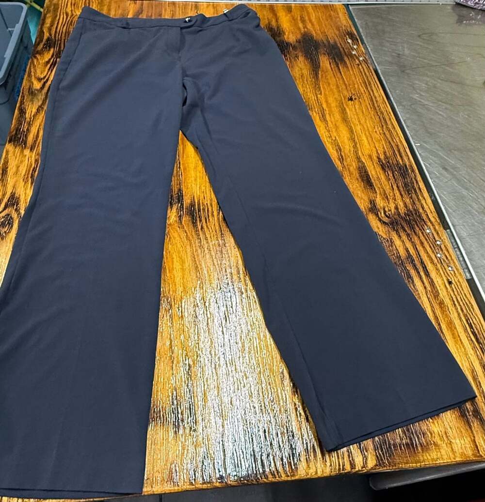 Calvin Klein Dress Pants Size 12 Navy Blue Slacks